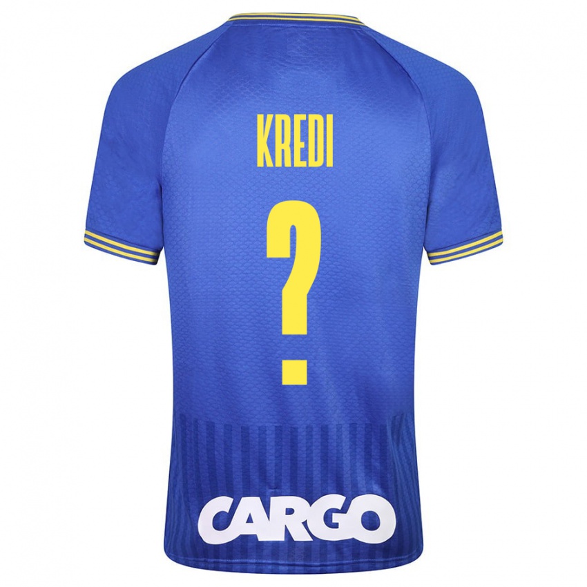 Niño Camiseta Amit Kredi #0 Azul 2ª Equipación 2023/24 La Camisa Argentina