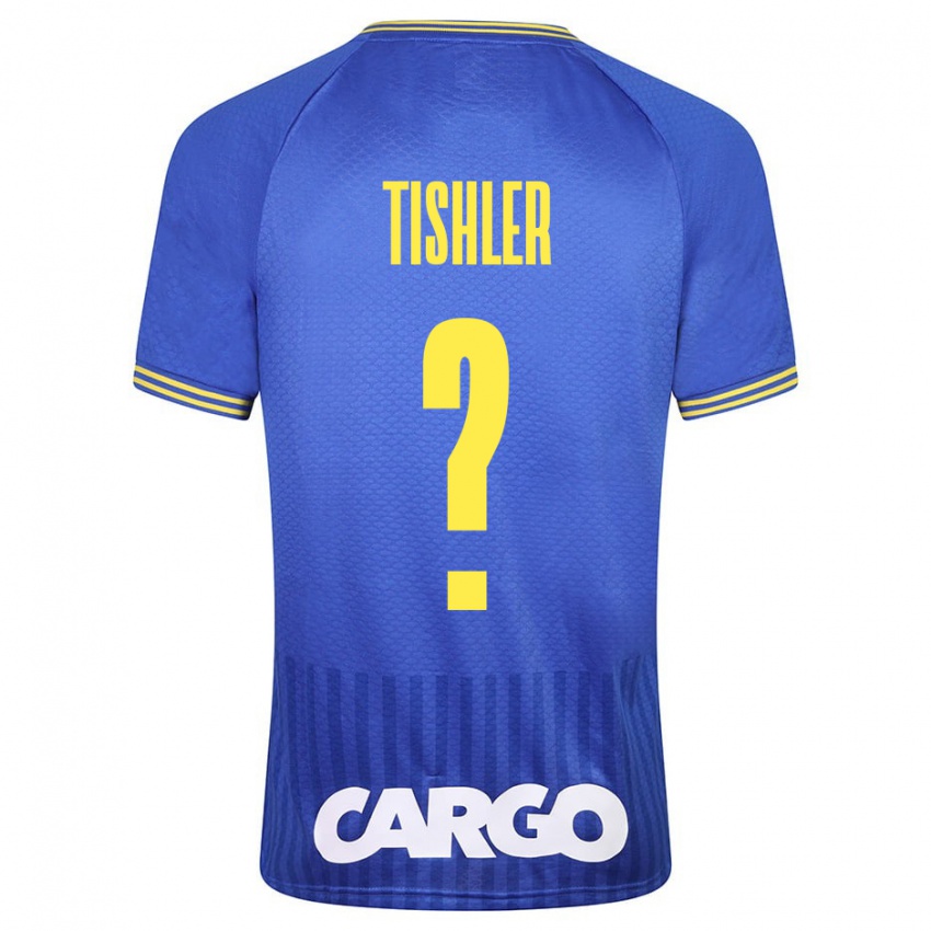 Niño Camiseta Daniel Tishler #0 Azul 2ª Equipación 2023/24 La Camisa Argentina