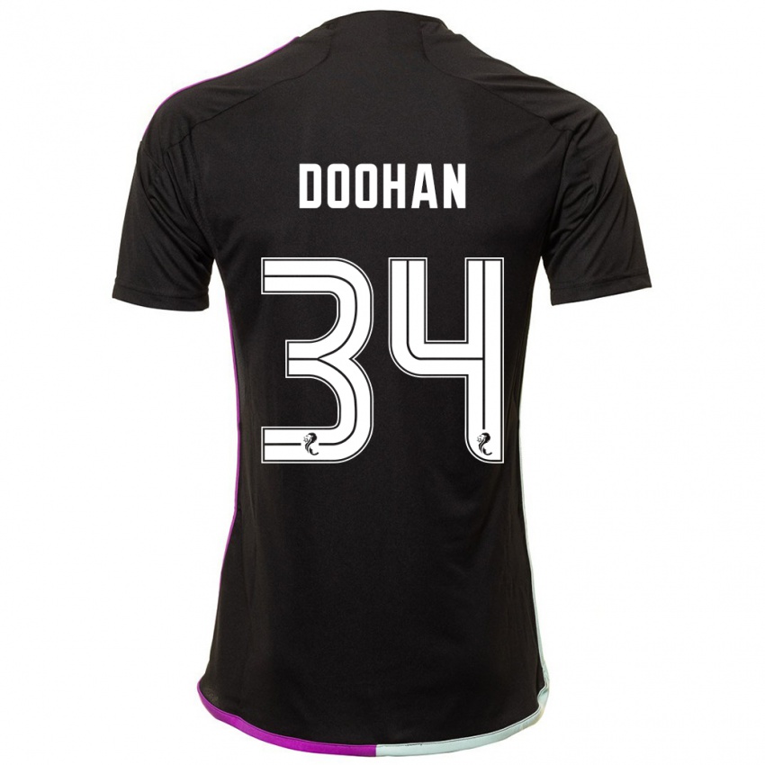 Niño Camiseta Ross Doohan #34 Negro 2ª Equipación 2023/24 La Camisa Argentina