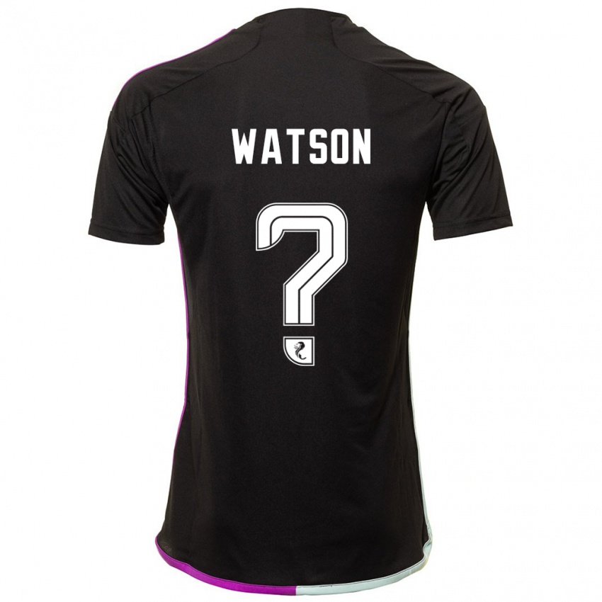 Niño Camiseta Kai Watson #0 Negro 2ª Equipación 2023/24 La Camisa Argentina