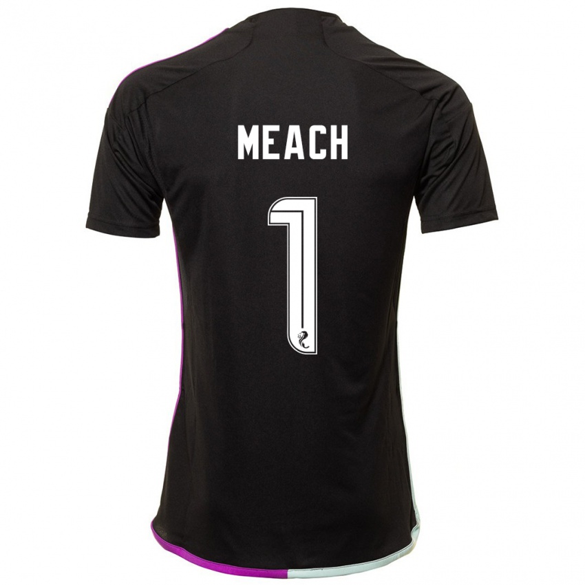 Niño Camiseta Aaliyah-Jay Meach #1 Negro 2ª Equipación 2023/24 La Camisa Argentina