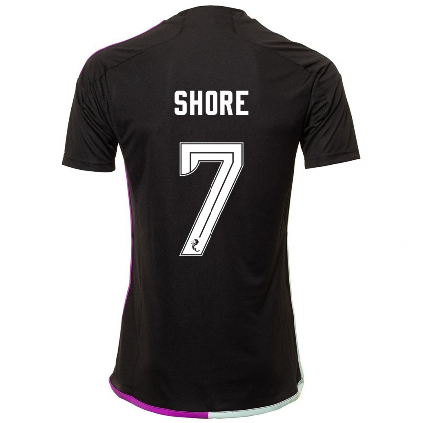 Niño Camiseta Eilidh Shore #7 Negro 2ª Equipación 2023/24 La Camisa Argentina