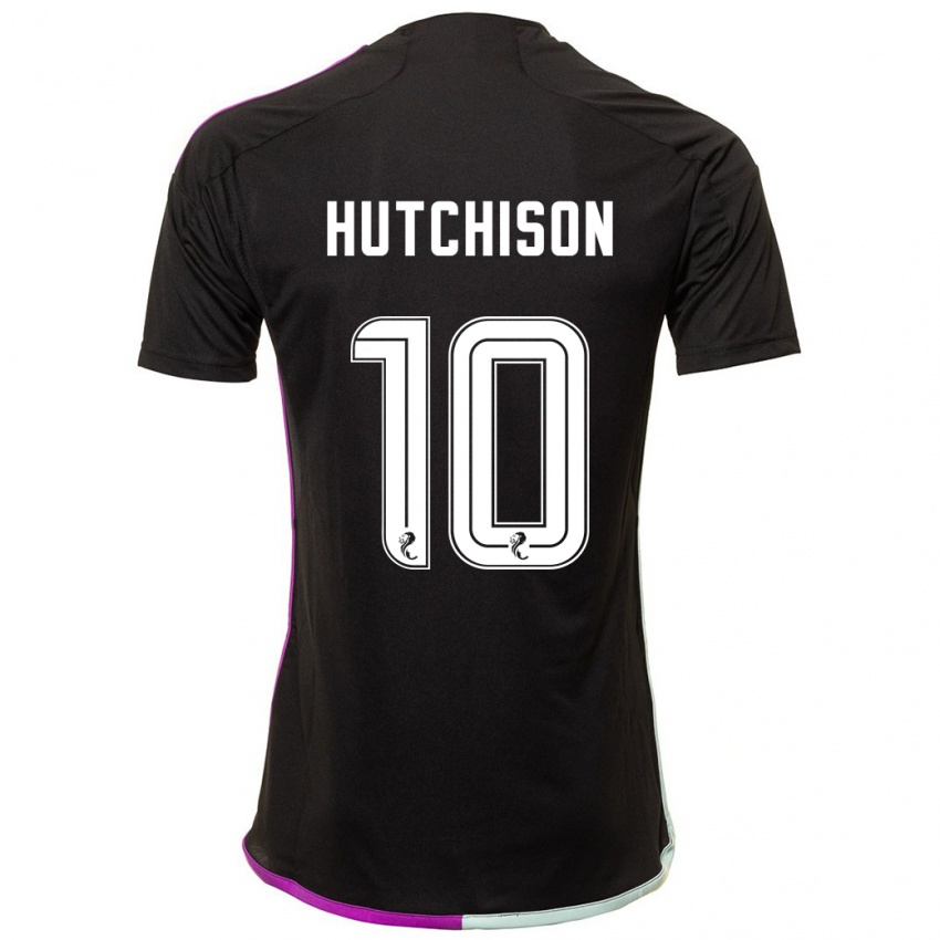 Niño Camiseta Bayley Hutchison #10 Negro 2ª Equipación 2023/24 La Camisa Argentina