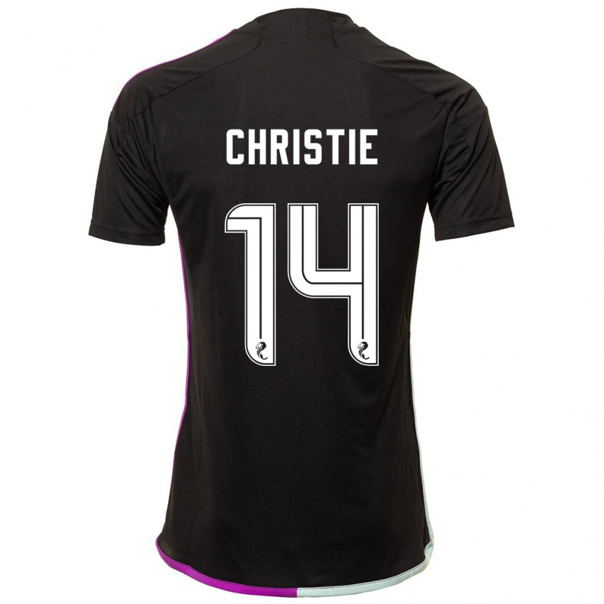 Niño Camiseta Mya Christie #14 Negro 2ª Equipación 2023/24 La Camisa Argentina