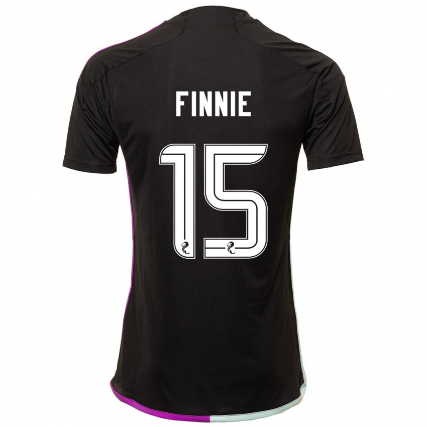 Niño Camiseta Maddison Finnie #15 Negro 2ª Equipación 2023/24 La Camisa Argentina