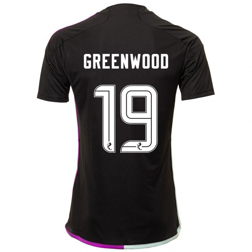 Niño Camiseta Brodie Greenwood #19 Negro 2ª Equipación 2023/24 La Camisa Argentina