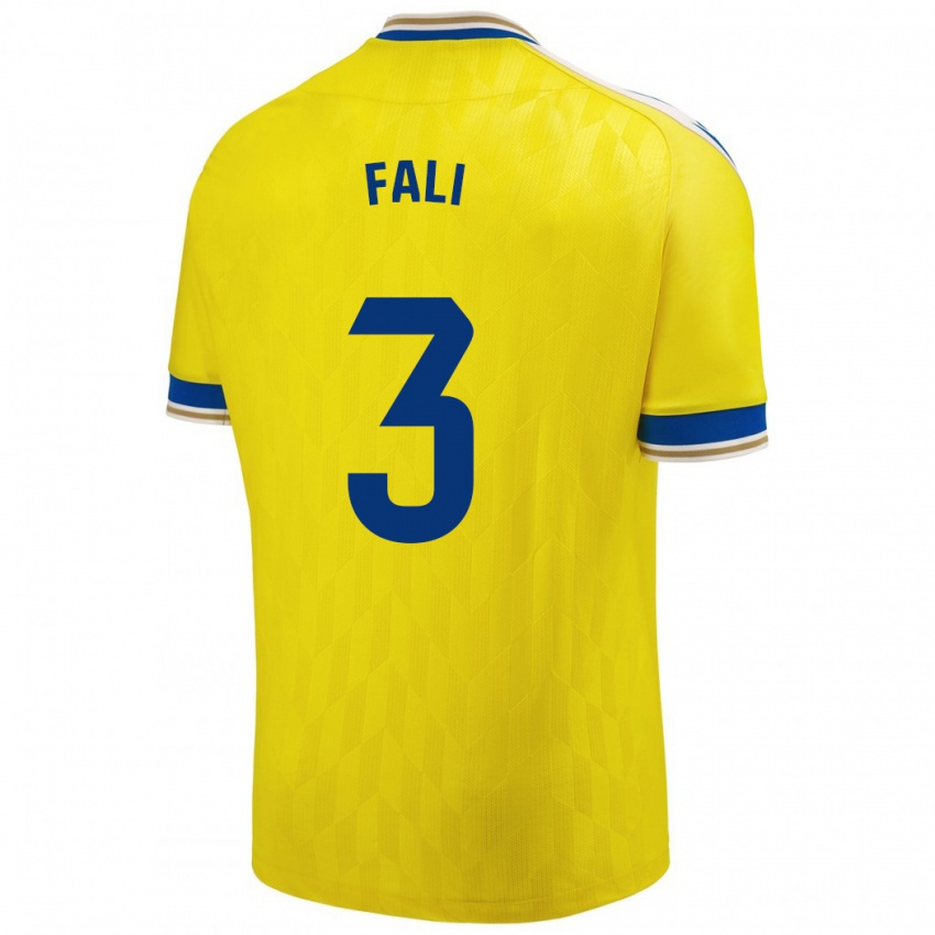 Hombre Camiseta Fali #3 Amarillo 1ª Equipación 2023/24 La Camisa Argentina