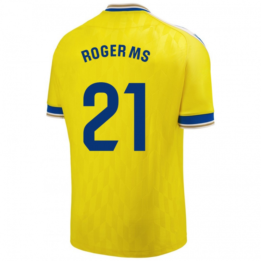 Hombre Camiseta Roger Martí #21 Amarillo 1ª Equipación 2023/24 La Camisa Argentina
