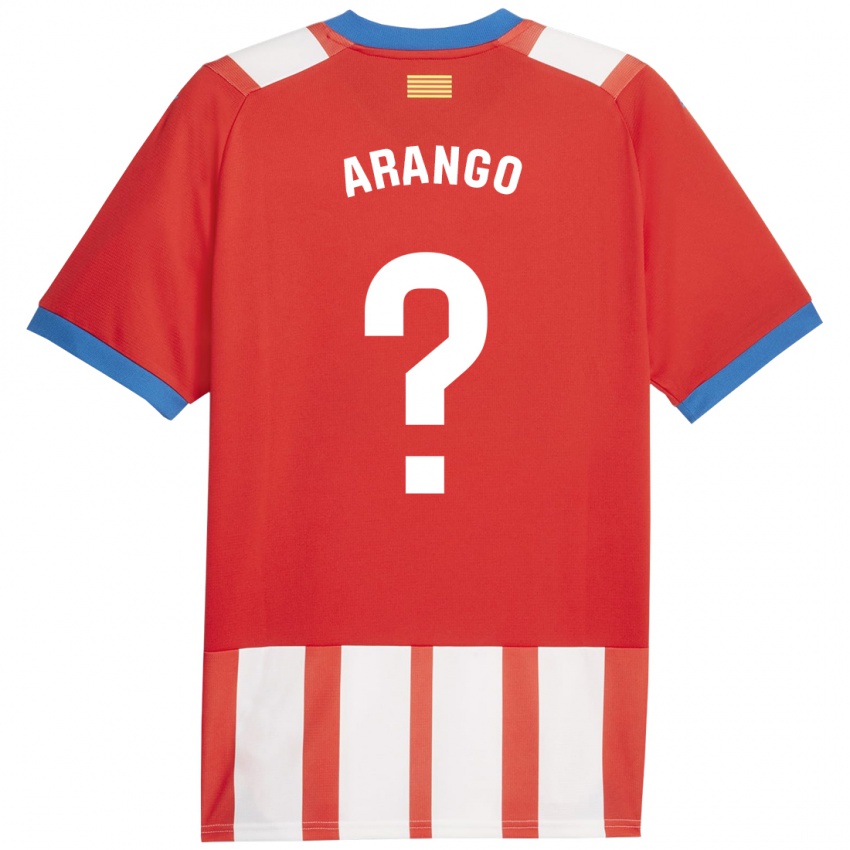 Hombre Camiseta Juan Arango #0 Rojo Blanco 1ª Equipación 2023/24 La Camisa Argentina