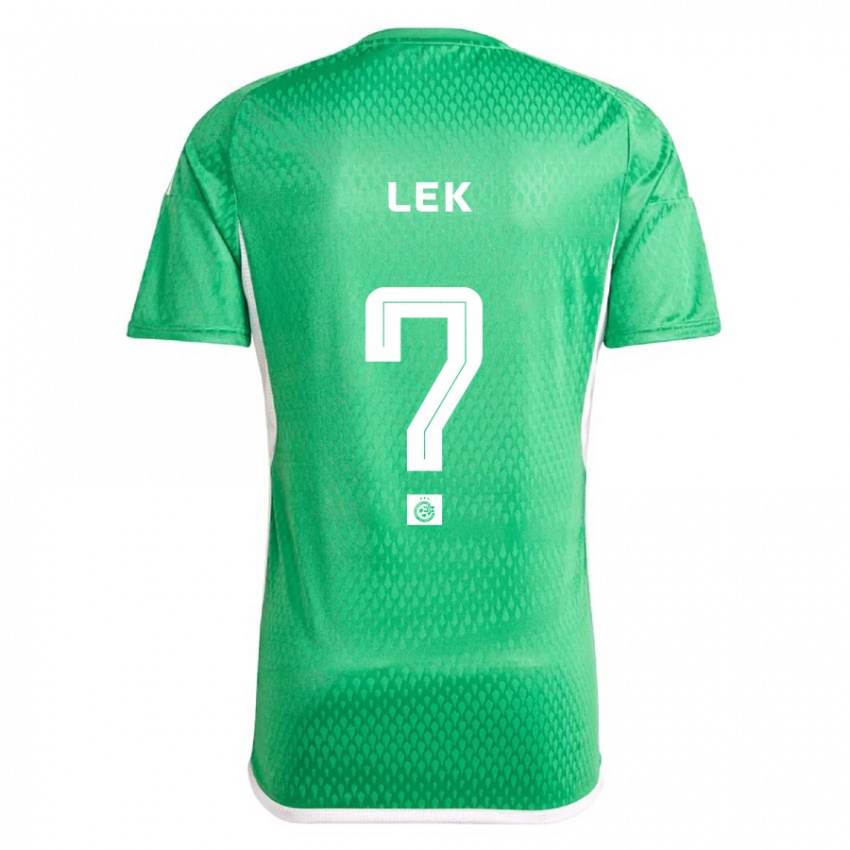 Hombre Camiseta Einan Lek #0 Blanco Azul 1ª Equipación 2023/24 La Camisa Argentina