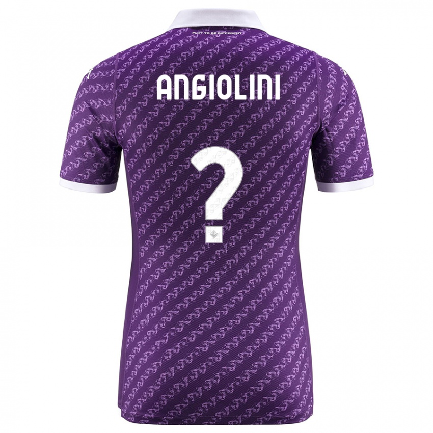 Hombre Camiseta Gianmarco Angiolini #0 Violeta 1ª Equipación 2023/24 La Camisa Argentina
