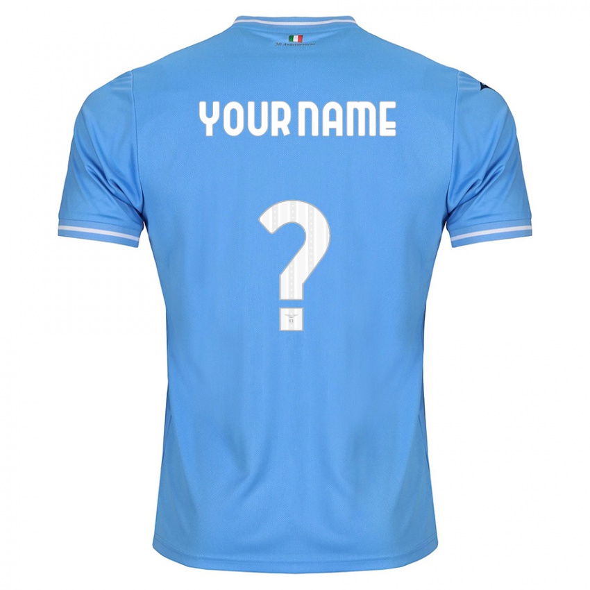 Hombre Camiseta Su Nombre #0 Azul 1ª Equipación 2023/24 La Camisa Argentina
