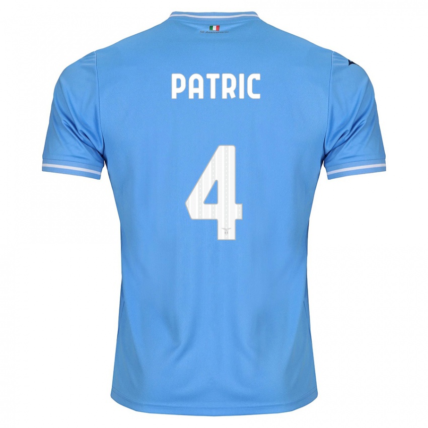 Hombre Camiseta Patric #4 Azul 1ª Equipación 2023/24 La Camisa Argentina