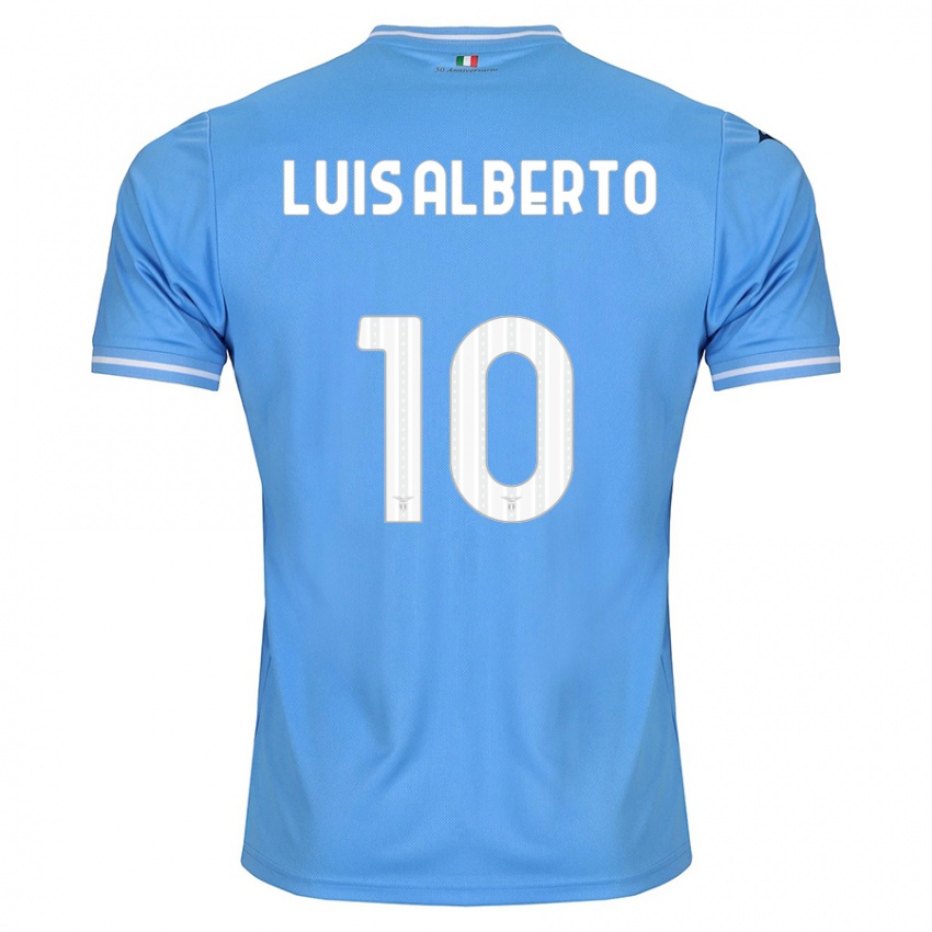 Hombre Camiseta Luis Alberto #10 Azul 1ª Equipación 2023/24 La Camisa Argentina