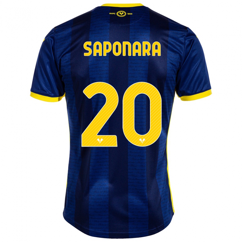 Hombre Camiseta Riccardo Saponara #20 Armada 1ª Equipación 2023/24 La Camisa Argentina