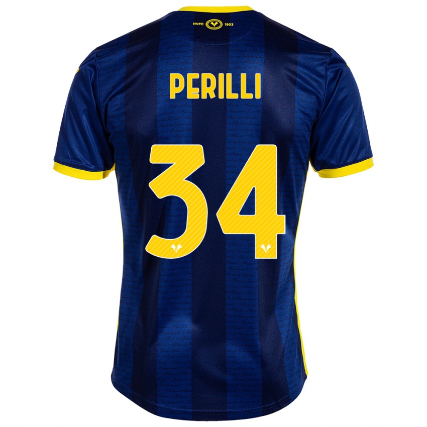 Hombre Camiseta Simone Perilli #34 Armada 1ª Equipación 2023/24 La Camisa Argentina