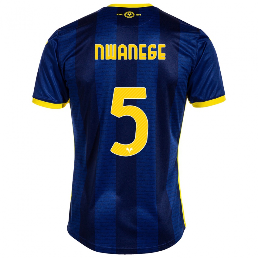 Hombre Camiseta Karlson Nwanege #5 Armada 1ª Equipación 2023/24 La Camisa Argentina