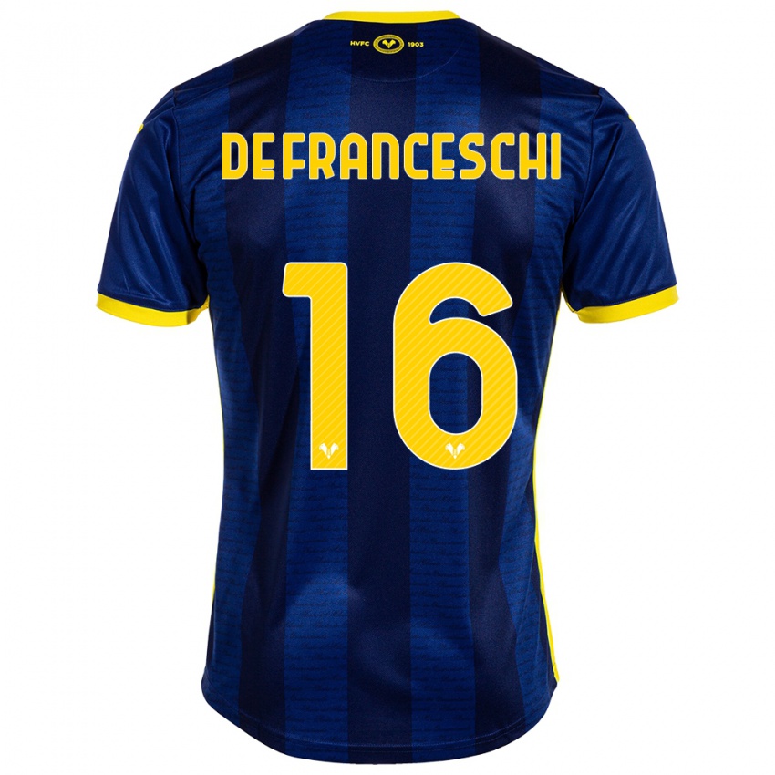 Hombre Camiseta Edoardo De Franceschi #16 Armada 1ª Equipación 2023/24 La Camisa Argentina