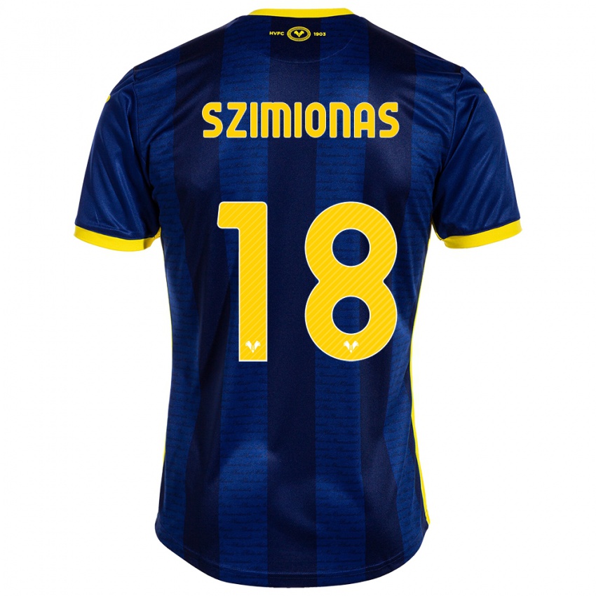 Hombre Camiseta Luca Szimionas #18 Armada 1ª Equipación 2023/24 La Camisa Argentina