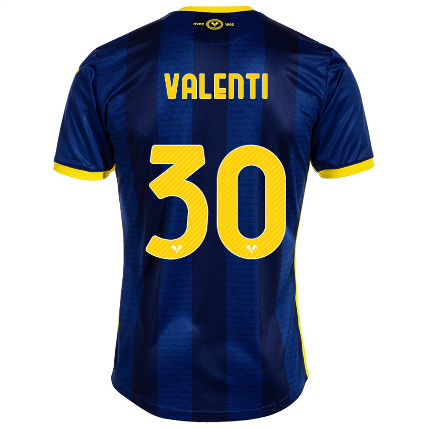 Hombre Camiseta Francesco Valenti #30 Armada 1ª Equipación 2023/24 La Camisa Argentina