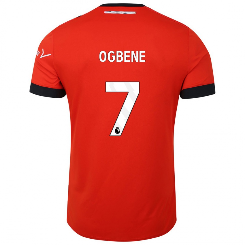 Hombre Camiseta Chiedozie Ogbene #7 Rojo 1ª Equipación 2023/24 La Camisa Argentina