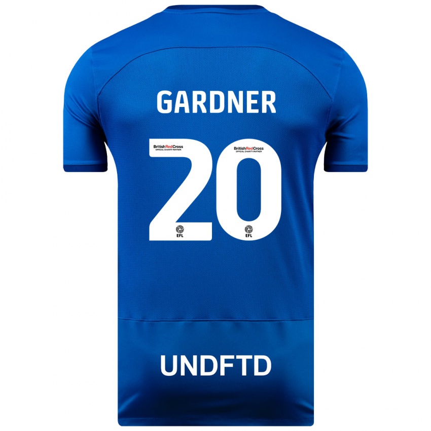 Hombre Camiseta Gary Gardner #20 Azul 1ª Equipación 2023/24 La Camisa Argentina