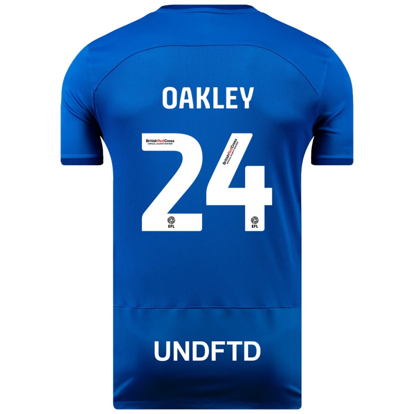 Hombre Camiseta Marcel Oakley #24 Azul 1ª Equipación 2023/24 La Camisa Argentina