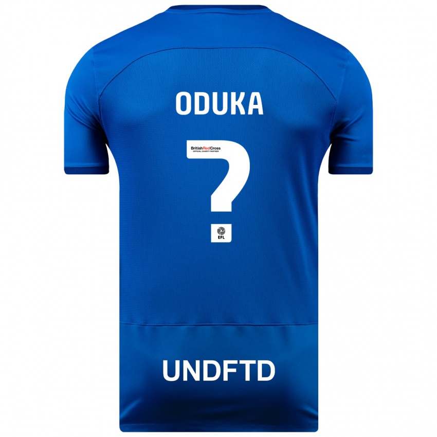 Hombre Camiseta Engwau Oduka #0 Azul 1ª Equipación 2023/24 La Camisa Argentina