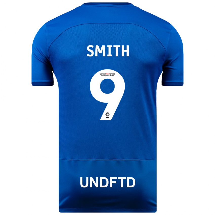 Hombre Camiseta Libby Smith #9 Azul 1ª Equipación 2023/24 La Camisa Argentina