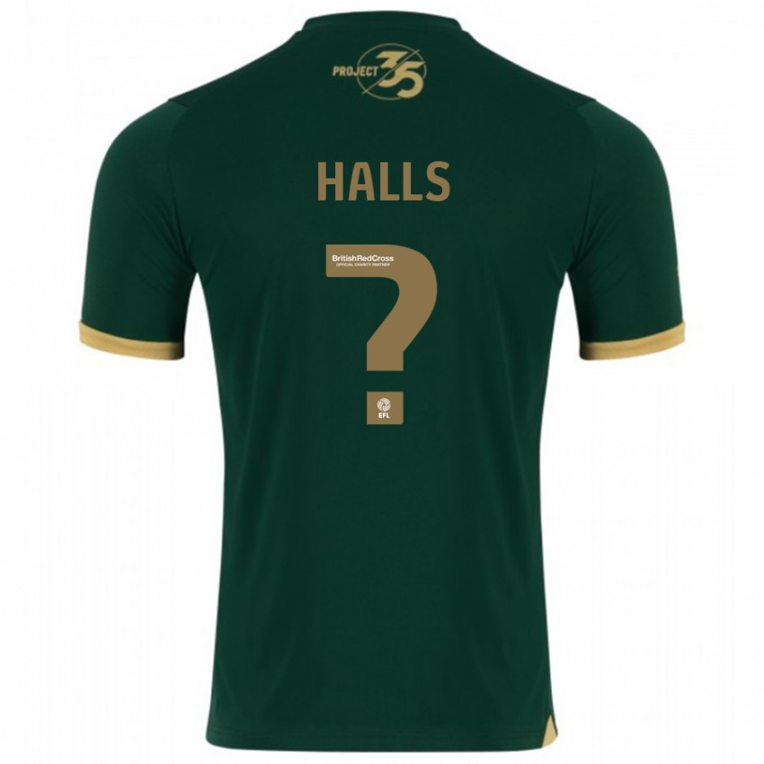 Hombre Camiseta Oscar Halls #0 Verde 1ª Equipación 2023/24 La Camisa Argentina