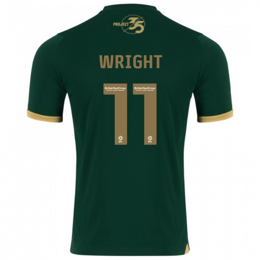 Hombre Camiseta Callum Wright #11 Verde 1ª Equipación 2023/24 La Camisa Argentina