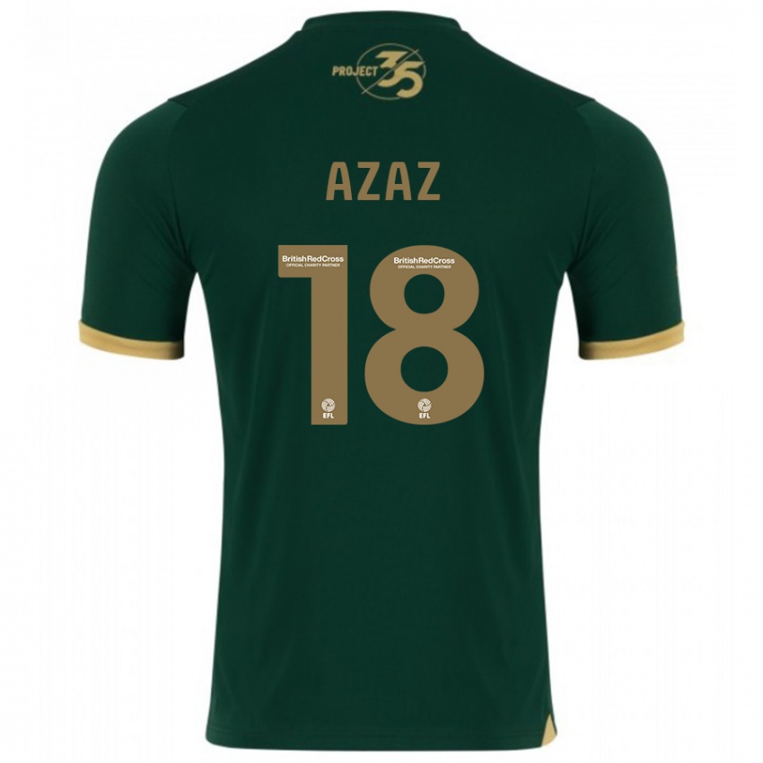 Hombre Camiseta Finn Azaz #18 Verde 1ª Equipación 2023/24 La Camisa Argentina