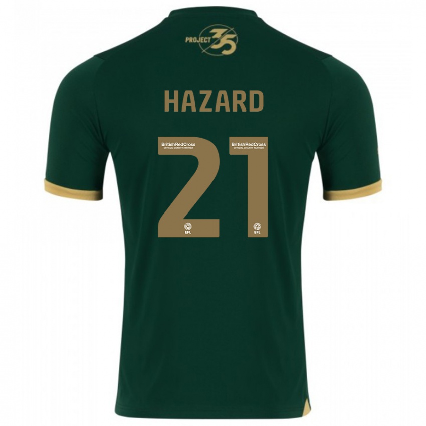 Hombre Camiseta Conor Hazard #21 Verde 1ª Equipación 2023/24 La Camisa Argentina