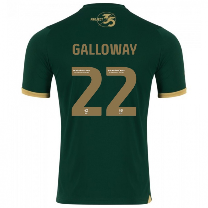 Hombre Camiseta Brendan Galloway #22 Verde 1ª Equipación 2023/24 La Camisa Argentina