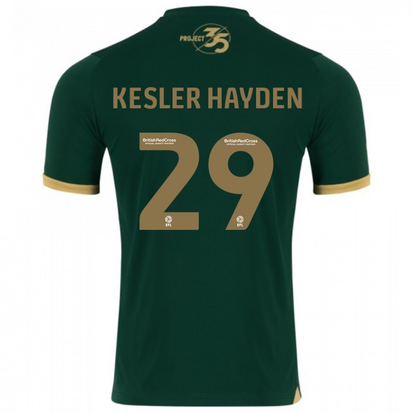 Hombre Camiseta Kaine Kesler Hayden #29 Verde 1ª Equipación 2023/24 La Camisa Argentina