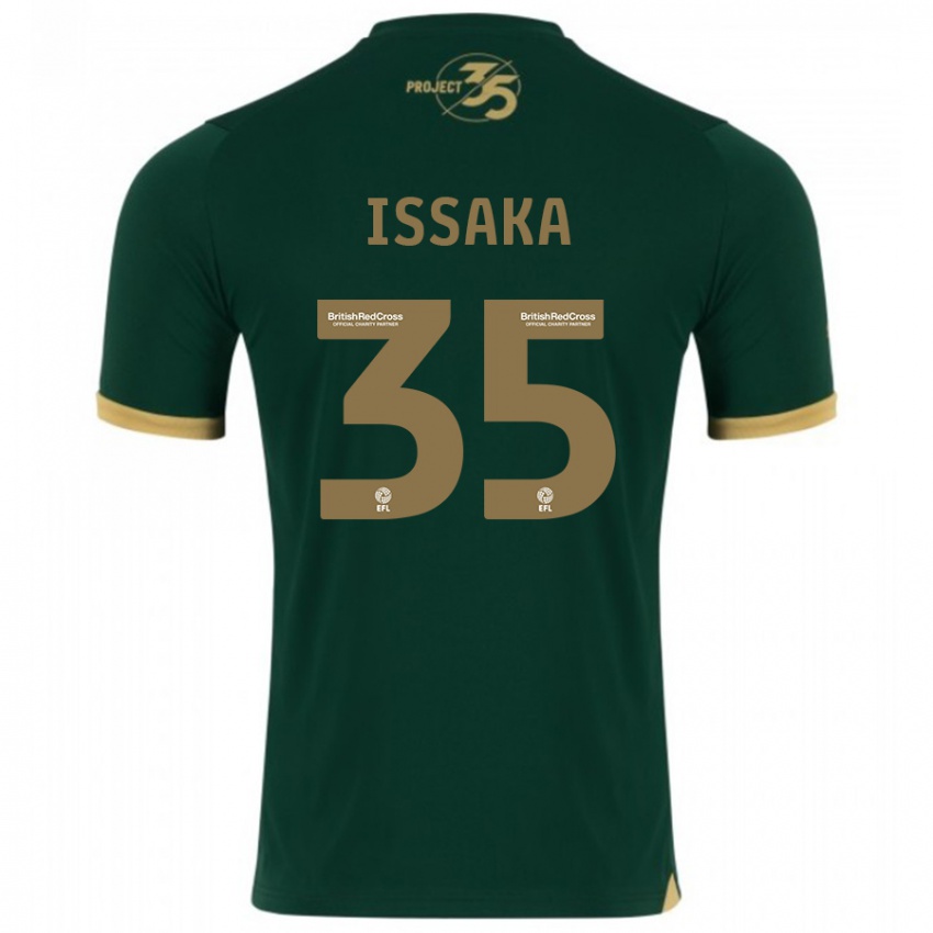 Hombre Camiseta Freddie Issaka #35 Verde 1ª Equipación 2023/24 La Camisa Argentina