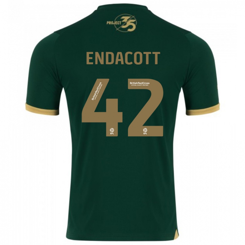 Hombre Camiseta Jack Endacott #42 Verde 1ª Equipación 2023/24 La Camisa Argentina