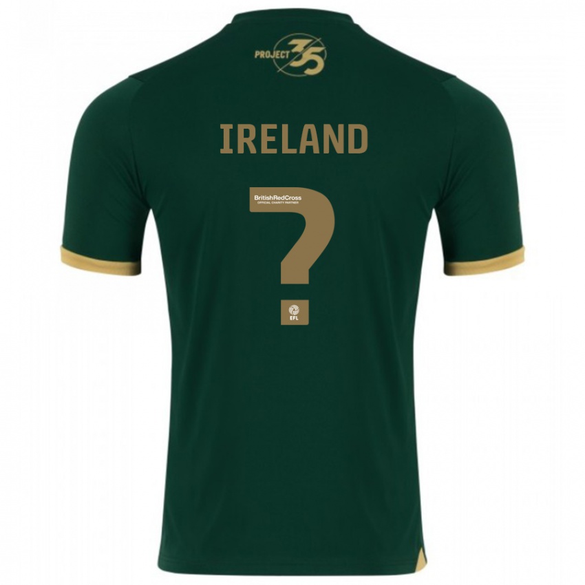 Hombre Camiseta Jensen Ireland #0 Verde 1ª Equipación 2023/24 La Camisa Argentina