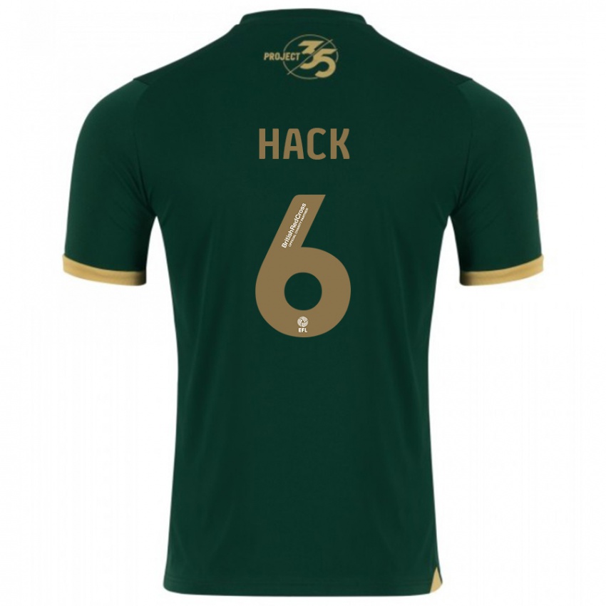 Hombre Camiseta Lucy Hack #6 Verde 1ª Equipación 2023/24 La Camisa Argentina