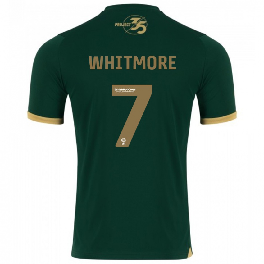 Hombre Camiseta Charlotte Whitmore #7 Verde 1ª Equipación 2023/24 La Camisa Argentina