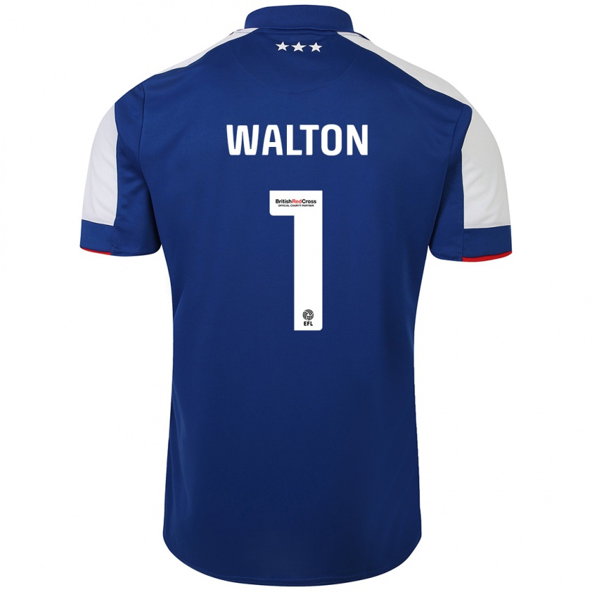 Hombre Camiseta Christian Walton #1 Azul 1ª Equipación 2023/24 La Camisa Argentina