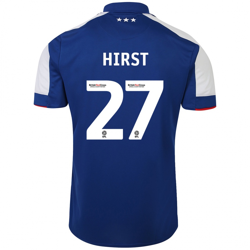 Hombre Camiseta George Hirst #27 Azul 1ª Equipación 2023/24 La Camisa Argentina