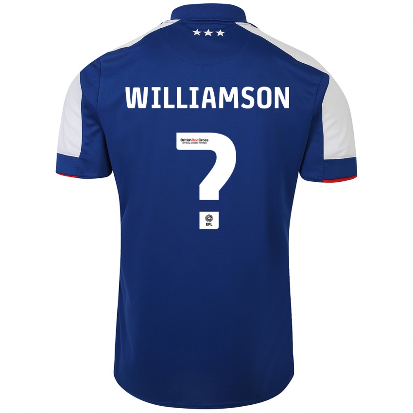 Hombre Camiseta Woody Williamson #0 Azul 1ª Equipación 2023/24 La Camisa Argentina