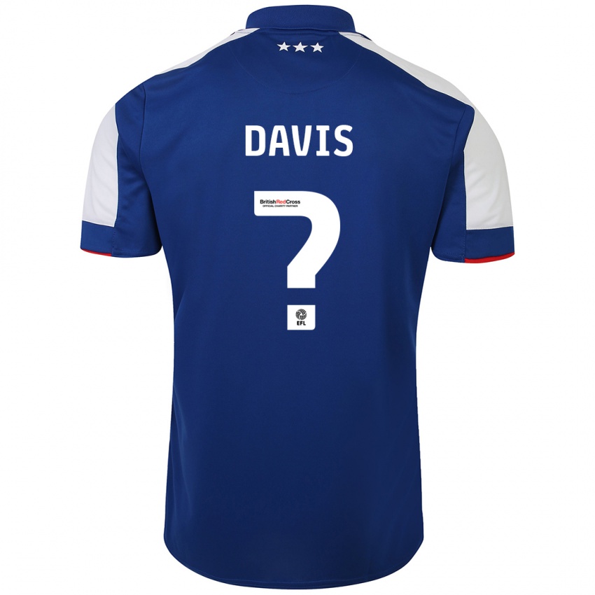 Hombre Camiseta Oli Davis #0 Azul 1ª Equipación 2023/24 La Camisa Argentina