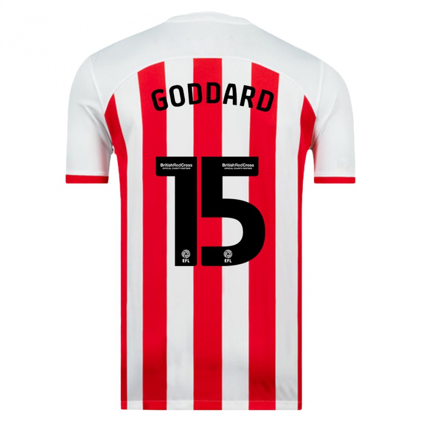 Hombre Camiseta Amy Goddard #15 Blanco 1ª Equipación 2023/24 La Camisa Argentina