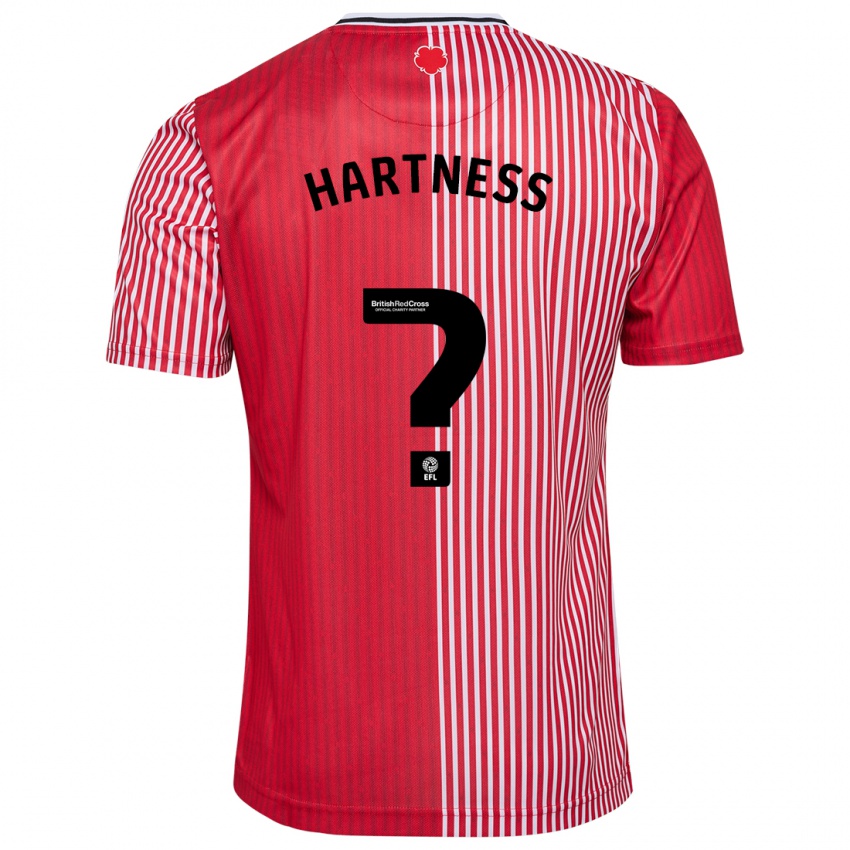 Hombre Camiseta Ethan Hartness #0 Rojo 1ª Equipación 2023/24 La Camisa Argentina
