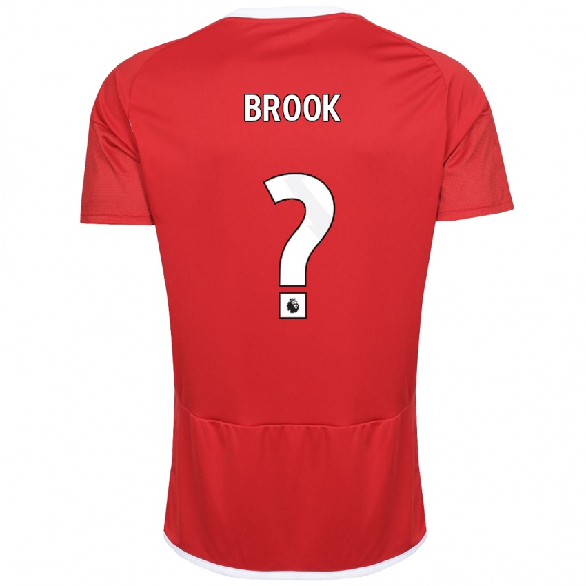 Hombre Camiseta Will Brook #0 Rojo 1ª Equipación 2023/24 La Camisa Argentina