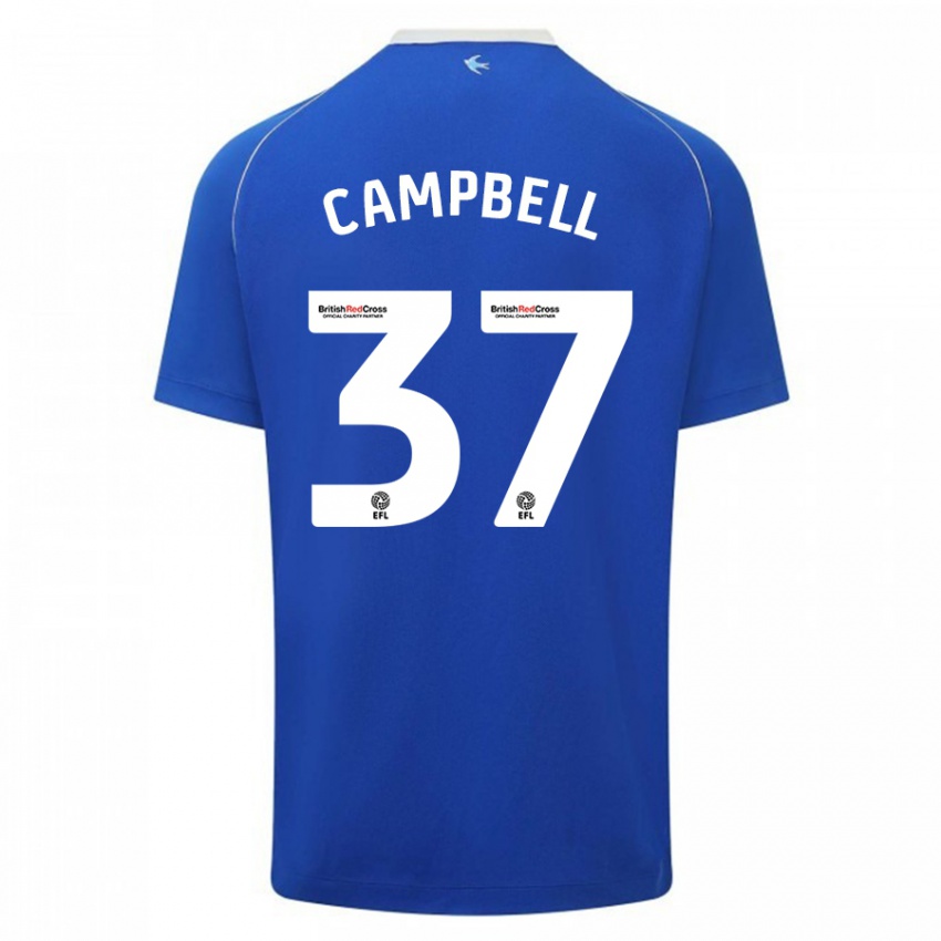 Hombre Camiseta Vontae Daley-Campbell #37 Azul 1ª Equipación 2023/24 La Camisa Argentina