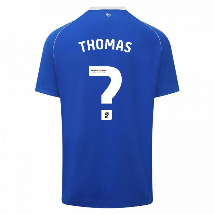 Hombre Camiseta Joe Thomas #1 Azul 1ª Equipación 2023/24 La Camisa Argentina