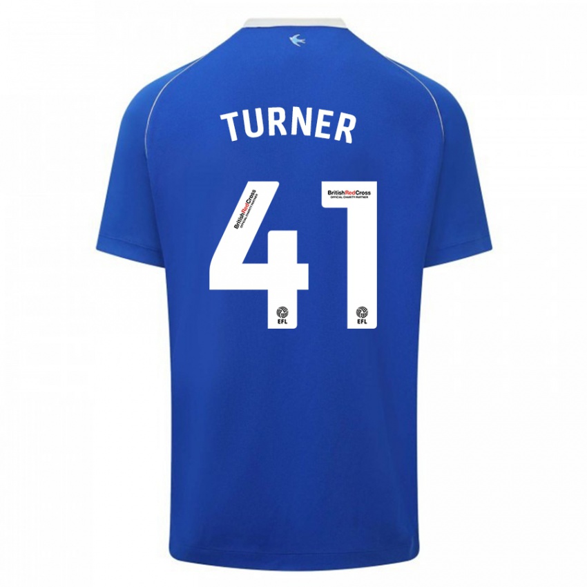 Hombre Camiseta Matthew Turner #41 Azul 1ª Equipación 2023/24 La Camisa Argentina